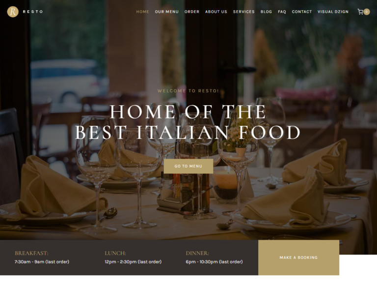 Restaurant Web Design Mississauga