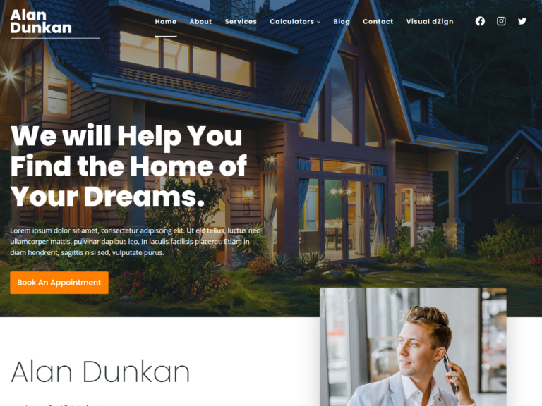 Real Estate Web Design Mississauga